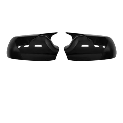 Für Mazda 6 Für Atenza GG 2003-2008 Rückspiegelkappe Tür Außenspiegelabdeckung Shell Außenspiegelgehäuse(Bright black) von DXDQS
