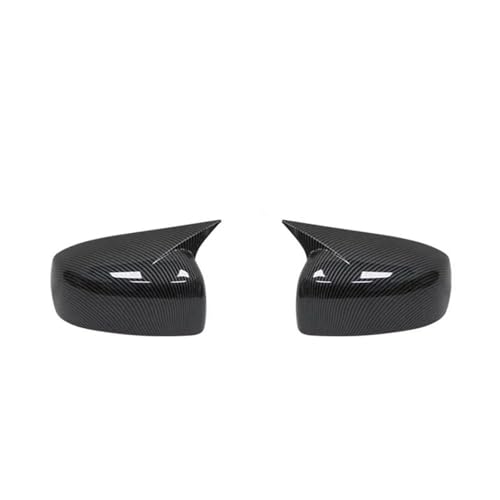 Für Mitsubishi Für Lancer X 10 EX EVO 2013-2016 Seitentür Rückspiegel Abdeckkappe Trim Shell Aufkleber Auto Styling(No light Carbon LooK) von DXDQS