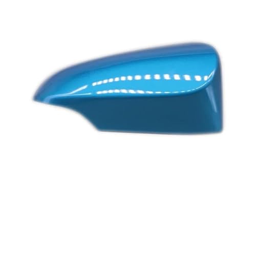 Für Toyota Für Yaris 2012 2013 2014 2015 2016 2017 2018 2019 2020 Auto Externe Rückspiegel Abdeckung Spiegel Kappe Shell(Blue Metallic RH) von DXDQS
