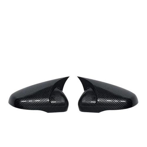 Für VW Für Golf MK6 MK7 7,5 GTI R GTD Basis 2009-2020 2Pcs Seite Rückspiegel Abdeckung Kappen Spiegel Fall Glanz Schwarz Tuning(MK7 MK7.5 Carbon) von DXDQS