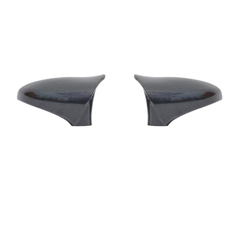 Glänzend Schwarz/Carbon Look Auto Seite Tür Rückspiegel Abdeckung Für LEXUS IS ES GS LS CT RC F-Sport IS200 2014-2020(Carbon Fiber Look) von DXDQS