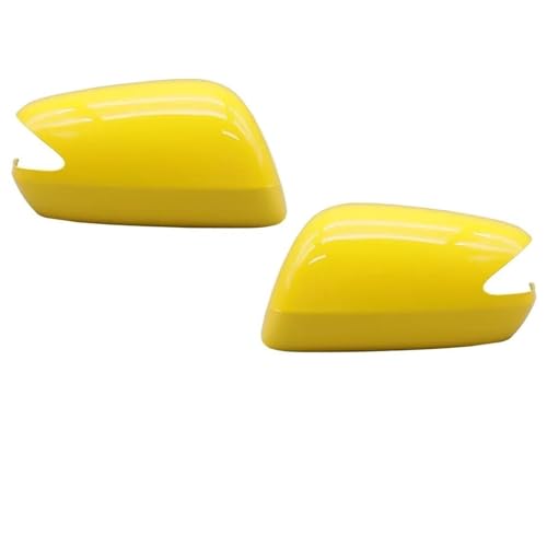 Paar Auto Rückspiegel Abdeckung Deckel Für Honda Für Fit Für Jazz 2009-2013 GE6 GE8 Auto Tür Außenseite Spiegel Kappe Shell(Yellow LH RH) von DXDQS