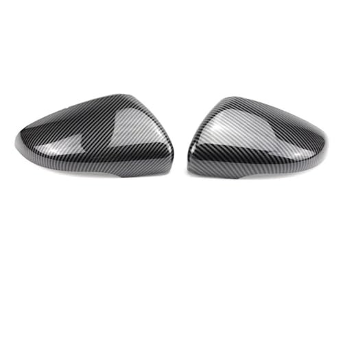 Rückspiegel-Abdeckkappen Für VW Für Touran MK6 Für Golf 6 GTI 2009–2019 Rückspiegel-Gehäuseverkleidungshalter(Carbon Fiber Look) von DXDQS