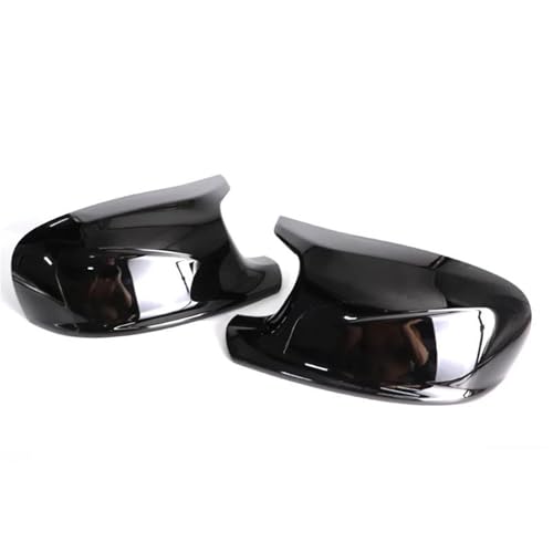 Schwarz Glänzend Rückspiegel Abdeckkappe Für BMW X1 E84 X3 F25 Pre-LCI 2010 2011 2012 2013 Zubehör(1 pair black) von DXDQS