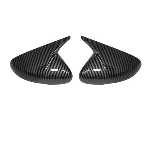 Seitenflügelspiegel-Abdeckkappen Cae Für KIA Für Stinger GT EX Schrägheck 4-Türer 2018-2022 Spiegelabdeckungen Im Add-On-Stil(Carbon fiber pattern) von DXDQS