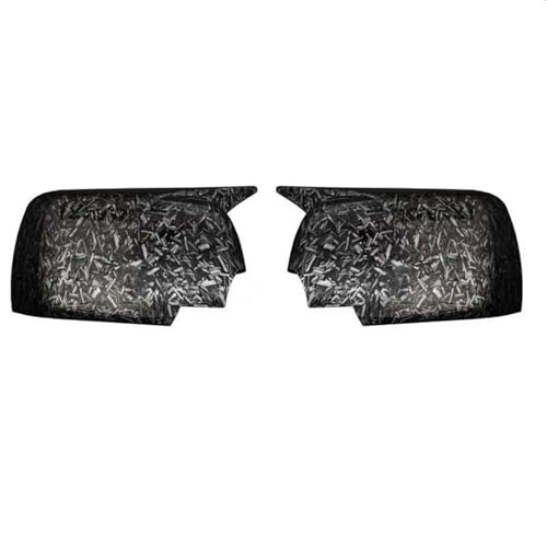 Seitenspiegel-Abdeckkappen M-Look Spiegelabdeckungen Für Land Rover Für Range Rover L322 MK3 2002–2006 Für X5 E53 1999-2006(Forged grain) von DXDQS