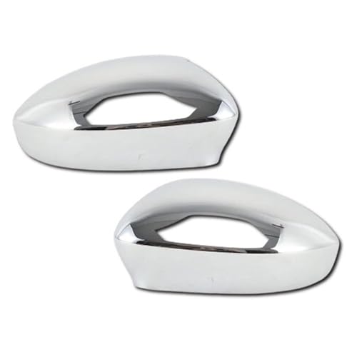 Seitenspiegelgehäuse-Abdeckkappe Für Fiat 500 2007-2024 Galvanisiert Mit Schnalle Türspiegelkappe(1pc right) von DXDQS