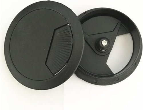 Kabeldurchführung for Schreibtisch, Kabellochabdeckung, 8 Stück, 60 mm, Kabeldurchführung for Computertisch, Tisch, Schublade, Schrank, von DXEAIN