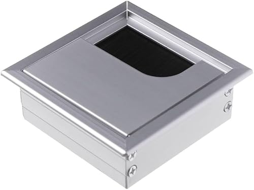 Kabeldurchführung for den Schreibtisch, 80 x 80 mm/160 mm/275 mm, Kabellochabdeckung aus Aluminiumlegierung, Kabelklemme, Hardware for Kabelbefestigung, Kabeldurchführung for den Schreibtisch, 80 x 80 mm/160 mm/275 mm, Kabellochabdeckung aus Aluminiumlegierung, Kabelklemme, Hardware for Kabelbefestigung, von DXEAIN