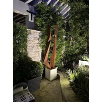 Moderne Abstrakte Skulptur | Outdoor Große Gartenskulpturen Attraktive Atemberaubende Einzigartige Patina Perfekt Für Den Garten - Und Poolbereich von DXFplasma