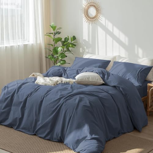 DXHOME Bettwäsche 135x200 Baumwolle Petrol Blau Uni Bettbezug Set Weich Kuschelig Weich Baumwolle Bettwäsche 2 Teilig für Einzelbett mit Reißverschluss und 80x80 cm Kissenbezug DXHOME Bettwäsche 135x200 Baumwolle Petrol Blau Uni Bettbezug Set Weich Kuschelig Weich Baumwolle Bettwäsche 2 Teilig für Einzelbett mit Reißverschluss und 80x80 cm Kissenbezug von DXHOME