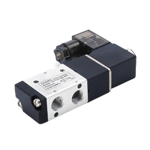 Pneumatisches Magnetventil 3V210-08 DC12V DC24V AC110V AC220V 3-Wege-2-Positionen-Luftwegeventil Gasmagnetventil(3V210-08-w 10mm,DC 12V) von DXKWRKUFN