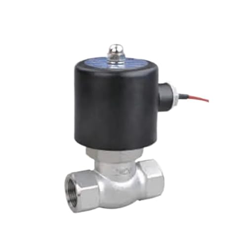 US-15 SS Steam valve Two Way Two position solenoid valve Pilot Operated Stainless Steel SS304 for steam oil water(US-L-20SS G3-4,DC12V) von DXKWRKUFN