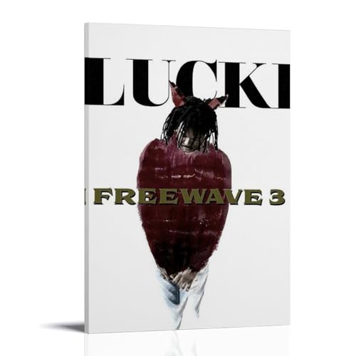 DXLFHG Lucki Modernes, wasserdichtes Poster, Wanddekoration, einzigartige Heimdekoration, tolles Andenken für Jubiläen und Geburtstage, Rahmenstil, 40 x 60 cm von DXLFHG