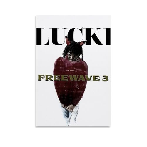 DXLFHG Lucki Modernes, wasserdichtes Poster, Wanddekoration, einzigartige Heimdekoration, tolles Andenken für Jubiläen und Geburtstage, ungerahmt, 20 x 30 cm von DXLFHG