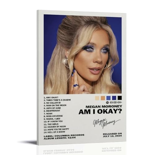 DXLFHG Megan Moroney Am I Okay, modernes wasserdichtes Poster, Wanddekoration, einzigartige Heimdekoration, tolles Andenken für Jubiläen und Geburtstage, Rahmenstil, 40 x 60 cm DXLFHG Megan Moroney Am I Okay, modernes wasserdichtes Poster, Wanddekoration, einzigartige Heimdekoration, tolles Andenken für Jubiläen und Geburtstage, Rahmenstil, 40 x 60 cm von DXLFHG