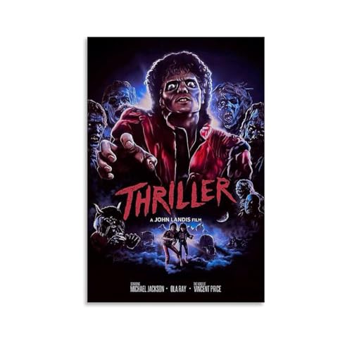 DXLFHG Michael Jackson Thriller, modernes wasserdichtes Poster, Wanddekoration, einzigartige Heimdekoration, tolles Andenken für Jubiläen und Geburtstage, ungerahmt, 60 x 90 cm DXLFHG Michael Jackson Thriller, modernes wasserdichtes Poster, Wanddekoration, einzigartige Heimdekoration, tolles Andenken für Jubiläen und Geburtstage, ungerahmt, 60 x 90 cm von DXLFHG