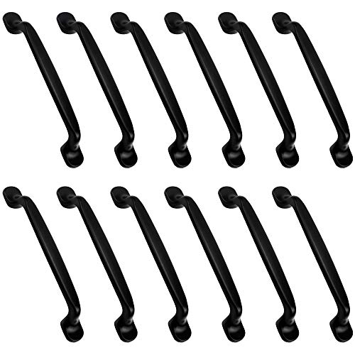 DXLing 12 Stück Schwarz Aluminiumlegierung Möbel Griffe Kabinett Griffe mit Schrauben Möbelgriffe Stangengriff Relinggriff Küchengriffe 128mm Lochabstand Schwarz Schrankgriffe Türgriffe DXLing 12 Stück Schwarz Aluminiumlegierung Möbel Griffe Kabinett Griffe mit Schrauben Möbelgriffe Stangengriff Relinggriff Küchengriffe 128mm Lochabstand Schwarz Schrankgriffe Türgriffe von DXLing