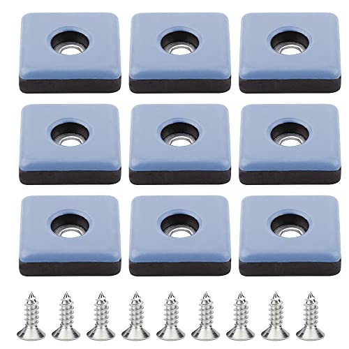 DXLing 24 Stück Teflon Möbelgleiter zum Schrauben 25x25mm Teflon Möbelgleiter Rechteckig Stuhlgleiter Teppichgleiter Gleiter Furniture Glides für Möbel Sessel Stuhlbeine DXLing 24 Stück Teflon Möbelgleiter zum Schrauben 25x25mm Teflon Möbelgleiter Rechteckig Stuhlgleiter Teppichgleiter Gleiter Furniture Glides für Möbel Sessel Stuhlbeine von DXLing