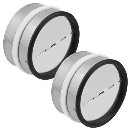 DXLing 2 Stück Rückstauklappe 100 mm Einschub Rückschlagklappe mit Dichtgummi 100mm Verzinkter Stahl mit Alu Klappen für Lüftungskanal und luftabzug Zum Rohreinbau Rohrverbinder DXLing 2 Stück Rückstauklappe 100 mm Einschub Rückschlagklappe mit Dichtgummi 100mm Verzinkter Stahl mit Alu Klappen für Lüftungskanal und luftabzug Zum Rohreinbau Rohrverbinder von DXLing