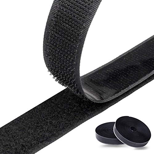 Klettband Selbstklebend 8M Extra Stark Doppelseitig Klebende | Klettverschluss | Selbstklebendes Klebepad, 20mm Breit, Schwarz Klettband Selbstklebend 8M Extra Stark Doppelseitig Klebende | Klettverschluss | Selbstklebendes Klebepad, 20mm Breit, Schwarz von DXQ