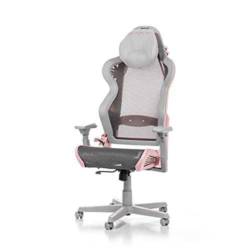 DXRacer (das Orginal Air R1S Gaming Stuhl, Mesh, Grau-pink-grau, 200 cm von DXRacer