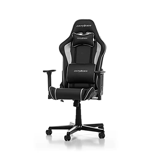 DXRacer (das Orginal) Prince P08 Gaming Stuhl, Kunstleder, Schwarz-Grau, 185 cm von DXRacer