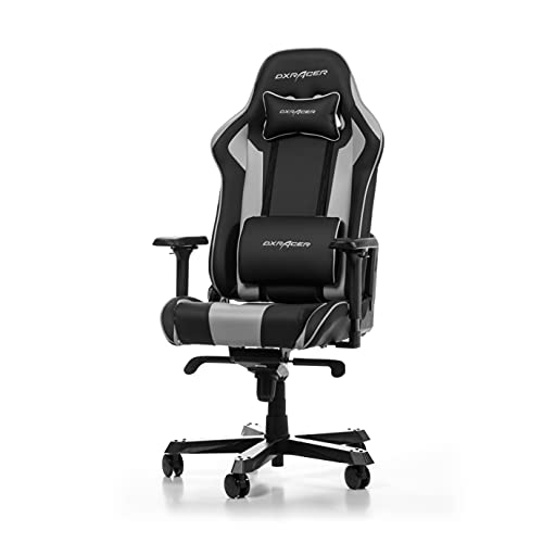 DXRacer (das Orginal King K99 Gaming Stuhl, Kunstleder, Schwarz-grau, 200 cm von DXRacer