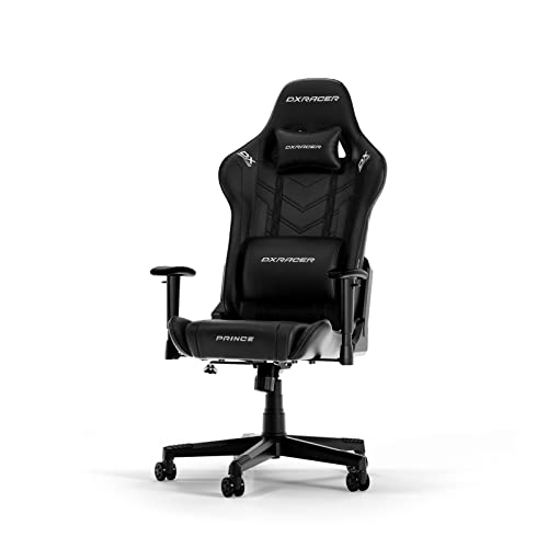 DXRacer PRINCE L Schwarz PVC Leder das Orginal Gaming Stuhl von DXRacer