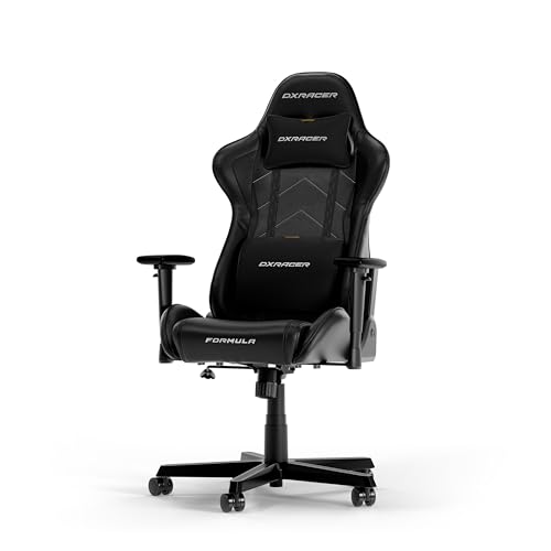 DXRacer FORMULA L Schwarz PVC Leder das Orginal Gaming Stuhl von DXRacer