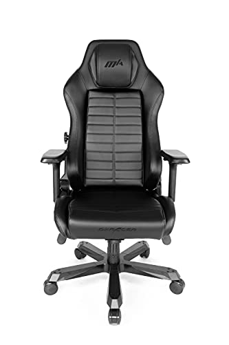 DXRacer Germany Silla Gaming DXRACER, Cuero SINTÃ‰Tico Master Racer, Negro, Faux Leather, Black Set, One Size von DXRacer