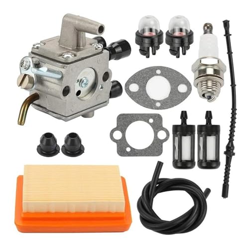 DXURFIPG Für S&tihl FS120 FS200 FS250 FS300 FS350 FR450 Fadentrimmer Vergaser Luftfilter Birne Kraftstoff Repower Kit Vergaser von DXURFIPG