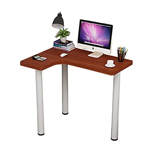 DXYDZSWD Computerschreibtisch, Kleiner Wohnung Eckschreibtisch/Schreibtisch, MDF +. Kohlenstoffstahl-Beinschalter, for Wohnzimmer, Schlafzimmer, Büro-Tisch(1,B) von DXYDZSWD