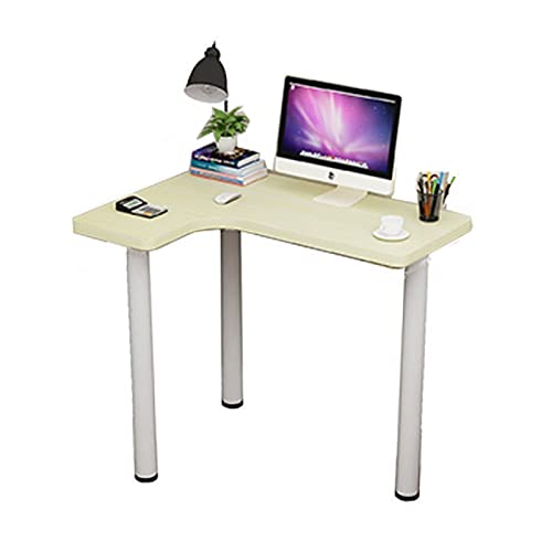 DXYDZSWD Computerschreibtisch, Kleiner Wohnung Eckschreibtisch/Schreibtisch, MDF +. Kohlenstoffstahl-Beinschalter, for Wohnzimmer, Schlafzimmer, Büro-Tisch(1,C) von DXYDZSWD