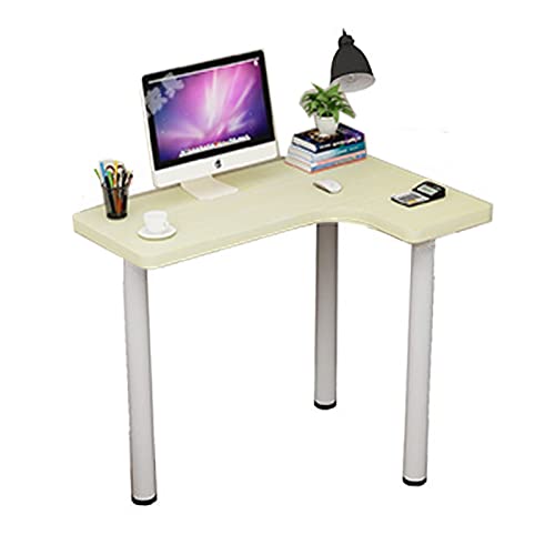 DXYDZSWD Computerschreibtisch, Kleiner Wohnung Eckschreibtisch/Schreibtisch, MDF +. Kohlenstoffstahl-Beinschalter, for Wohnzimmer, Schlafzimmer, Büro-Tisch(2,C) von DXYDZSWD