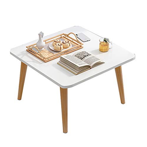 DXYDZSWD Couchtisch, Nordic Low Square Tisch/Kleiner Schreibtisch/Esstisch, Für Tatami-Schlafzimmer-Bucht-Fenster-Tee-Raum, 2 Farben(A,40cm) von DXYDZSWD