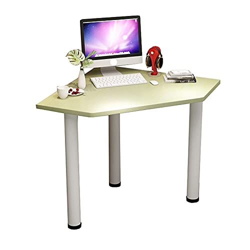 DXYDZSWD Ecktisch, Kleiner Wohnung Computertisch, (MDF. + Stahlrahmen) Home Simplicity Ecke Schreibtisch, for Wohnzimmer, Schlafzimmer, Arbeitszimmer(D) von DXYDZSWD