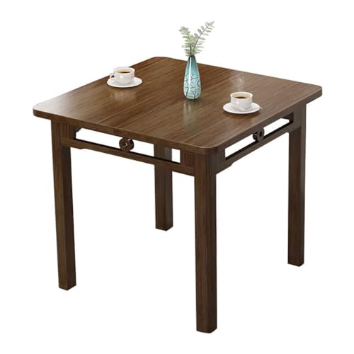 DXYDZSWD Quadratischer Esstisch, einfacher Schreibtisch aus Massivholz for den Haushalt, kleine Einheit, Computertisch, for Essen, Schreiben, Lernen(70x70x52cm) von DXYDZSWD