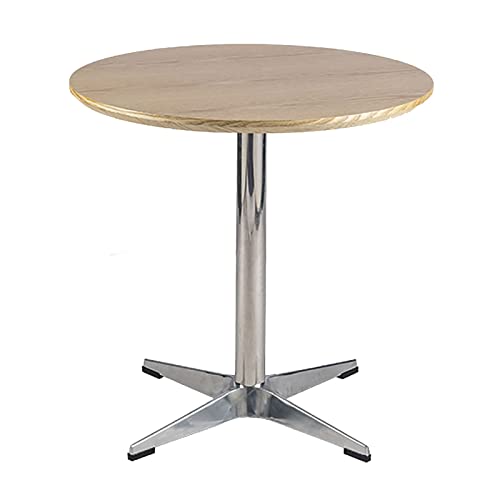DXYDZSWD Runder Couchtisch, Esstisch aus MDF + Aluminiumlegierung for kleine Wohnungen, for Rezeption, Café, Milchteeladen(A,80cm) von DXYDZSWD