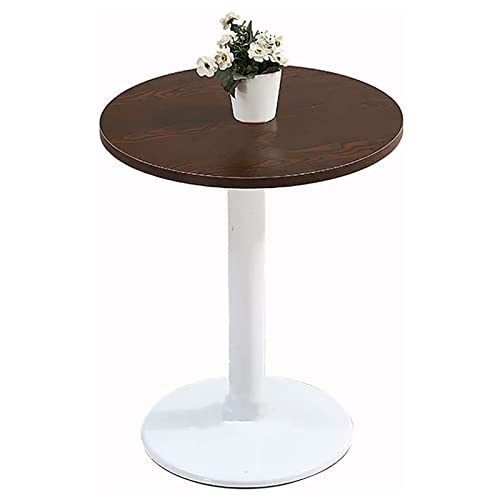 DXYDZSWD Runder Couchtisch, Verhandlungstisch, for zwanglose Ausstellungsbar, Rezeption, Café, Milchteeladen (Φ60x75cm)(B) von DXYDZSWD