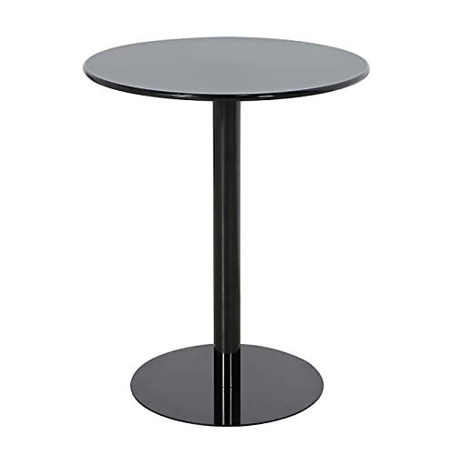 DXYDZSWD Runder Couchtisch, nordischer Sofa-Beistelltisch aus Eisen, kreativer minimalistischer Nachttisch for das Schlafzimmer, Lagerregal for den Balkon (Φ60 x 73 cm)(H) von DXYDZSWD