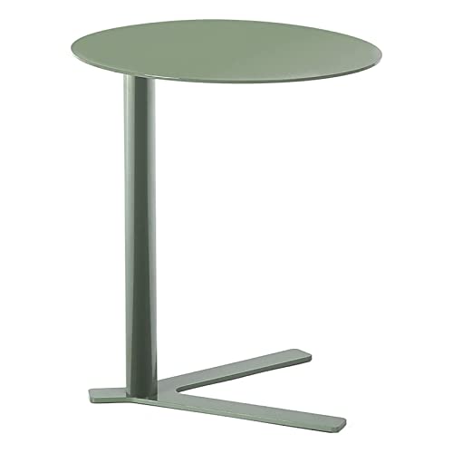 DXYDZSWD Sofa Side Table, Wrought Iron Living Room Side Table, Bedroom Bedside Table, Movable Round Coffee Table/Corner Table(D) von DXYDZSWD