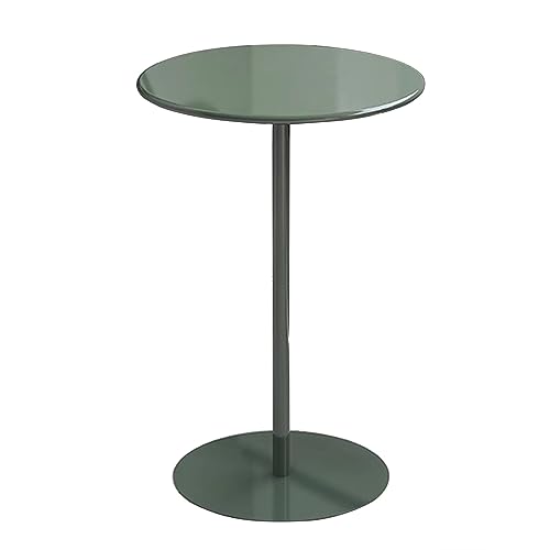 Runder Kneipentisch aus Metall, schmiedeeiserne Tischplatte für hohen Tisch, Esszimmer, moderner Stehtisch, hohe Küche, Esstisch, Küchentisch von DXYQXL