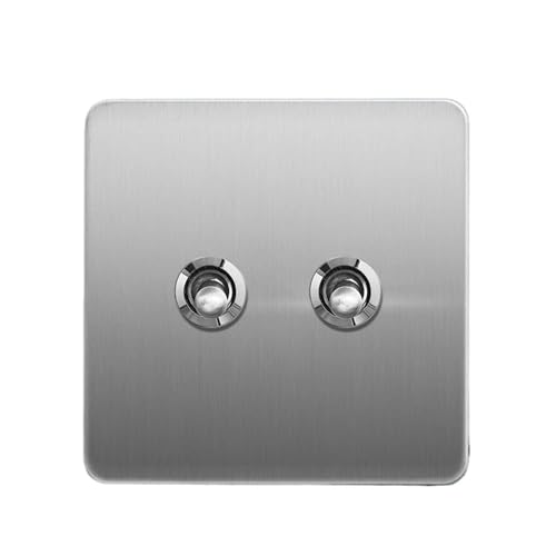 Antiker Kippschalter, Schalttafel aus Massivholz, 86 wand Typ Zwischen Simple2 Weg Wand Schalter Haushalt Solide Kupfer Hebel Kippschalter Licht(2 Gang) von DXZXDJIU