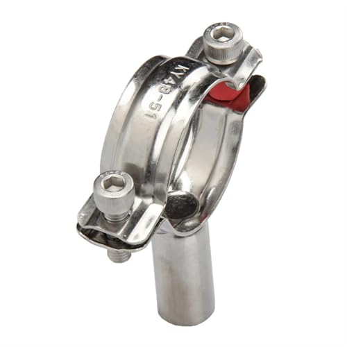 DXZXDJIU 2 Stück Rohrstützringaufhänger aus Edelstahl 304 – langlebige Feste Stützhalterung for Außendurchmesserrohre(32-34mm) von DXZXDJIU