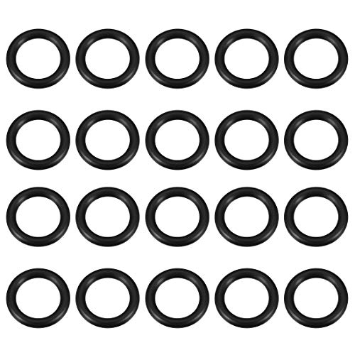 DXZXDJIU Sourcing Map O-Ringe aus Nitrilkautschuk | Metrische Dichtung for Automobile, Sanitäranlagen und Maschinen | 20er-Pack(19mmx26mmx3.5mm) von DXZXDJIU