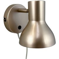 [NEUWERTIG] B-Ware Dyberg Larsen Bob Wandlampe Leuchte Wandleuchte Metallfinish Beige E27 von DYBERG LARSEN