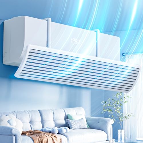 Klimaanlage Windabweiser, Windabweiser für kalte Klimaanlage, Verstellbare Klimaanlage Windabweiser Universal Einziehbare Klimaanlage Windschutz von DYBOHF