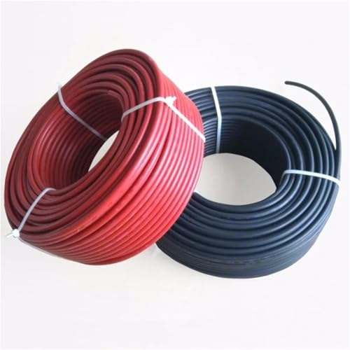 10 m/Rolle Solar-PV-Kabel, 1500 V, 4 mm2/6 mm2 (12/10 AWG), Rot und Schwarz(Red 4.0mm2(12AWG)) von DYBOZSHF