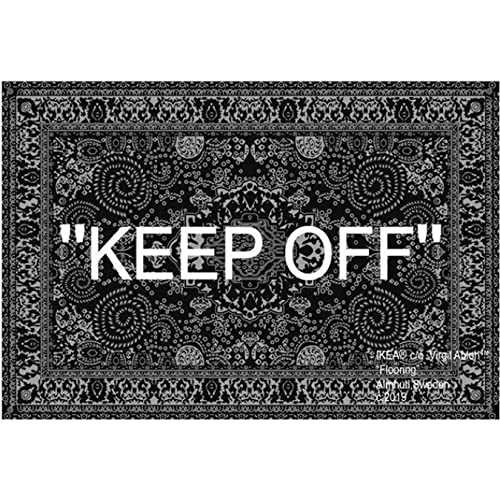 Keep Off Teppich, Wohnzimmer Teppiche, Schlafzimmer Nachttisch Erker Fenster Teppich, Bereich Teppich Flur Fußmatten 160 * 230cm von DYBTPTOP